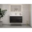 Ensemble de meuble-lavabo simple mural de 42 po Carliss-1366330671-1366330674