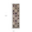 Tapis ivoire quadrilobe résistant aux taches-1289291748
