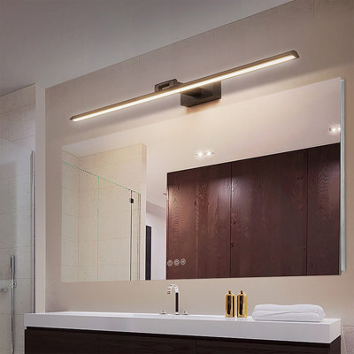 Creedan Rectangle LED Wall Mirror, 84" Dimmable Vanity Light Mirror, Front light, Anti Fog
