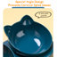 Ensemble 3-en-1 pour animal de compagnie et distributeur automatique d'eau - Bol pour chat / chien alimenté par gravité d'une capacité de 500 ml pour les animaux de compagnie de petite et moyenne taille (conception inclinable adaptée au cou, bol facile à nettoyer)