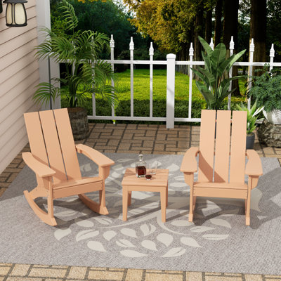 Chaise berçante d'extérieur en plastique Joubert