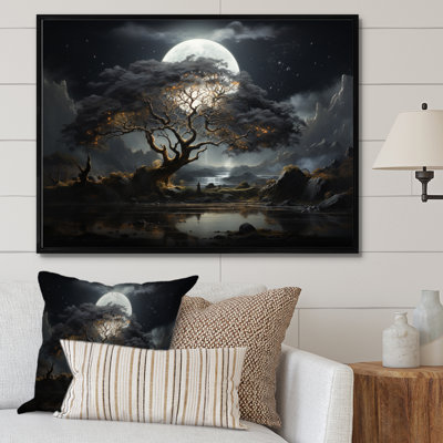 Grey Tree Essence Of Light - Trees Wall Art