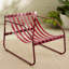 Spyros 4 Seater Metal Garden Lounge Sofa Seating Set With Table - Retro Vintage Stylish Patio-123142889