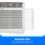 Climatiseur de fenêtre mécanique Midea 5 000 BTU DOE, pour des espaces allant jusqu'à 150 pieds carrés