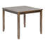 5 tables de salle à manger en bois de noyer massif avec 4 chaises, une structure, des sièges confortables, une table moderne en forme de X, facile à nettoyer, idéale pour les cuisines