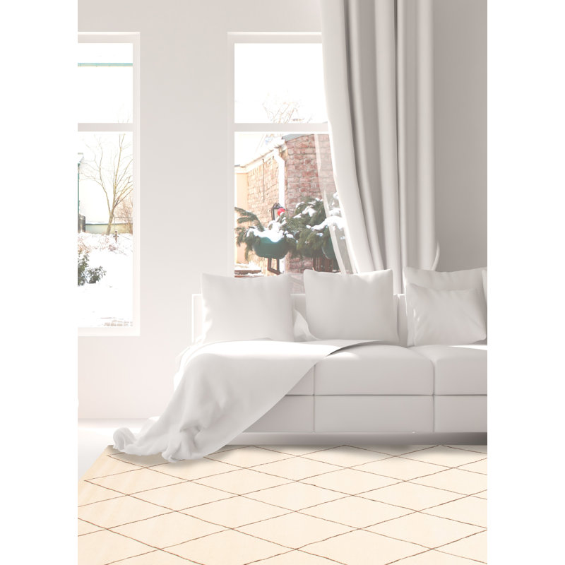 Kashkuli Gabbeh Cream Rug 6'7" x 9'8"