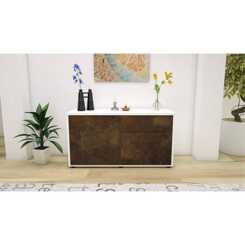 Montrose Sideboard, White/Dark brown