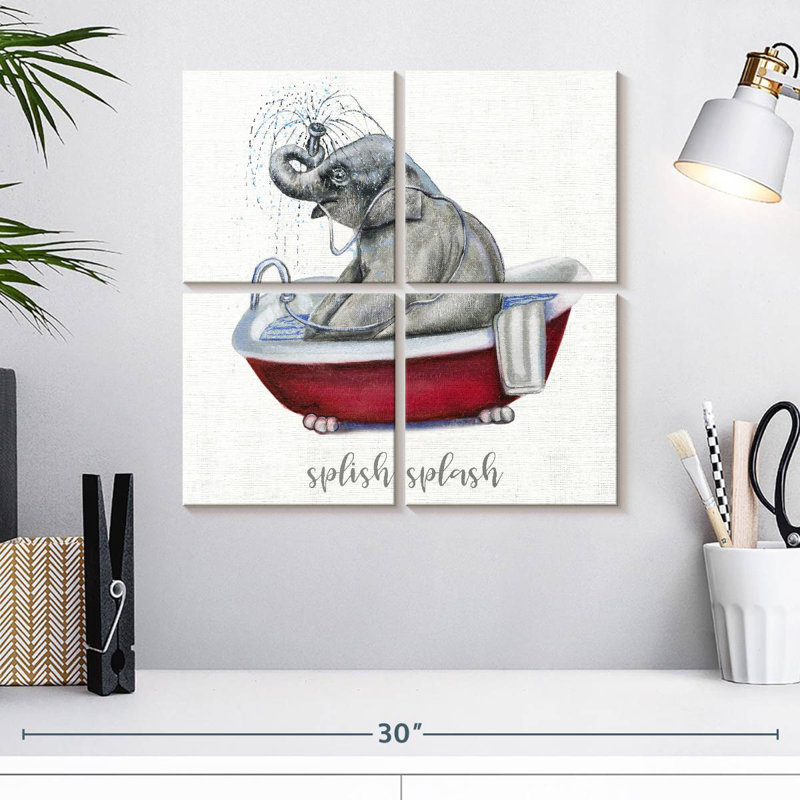 Ketti Splish Splash, 18" H x 18" W