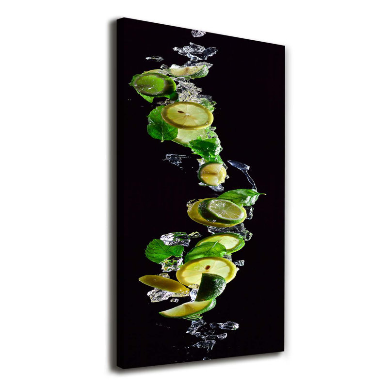 Limes And Lemons - Wrapped Canvas Print, 120cm H x 60cm W