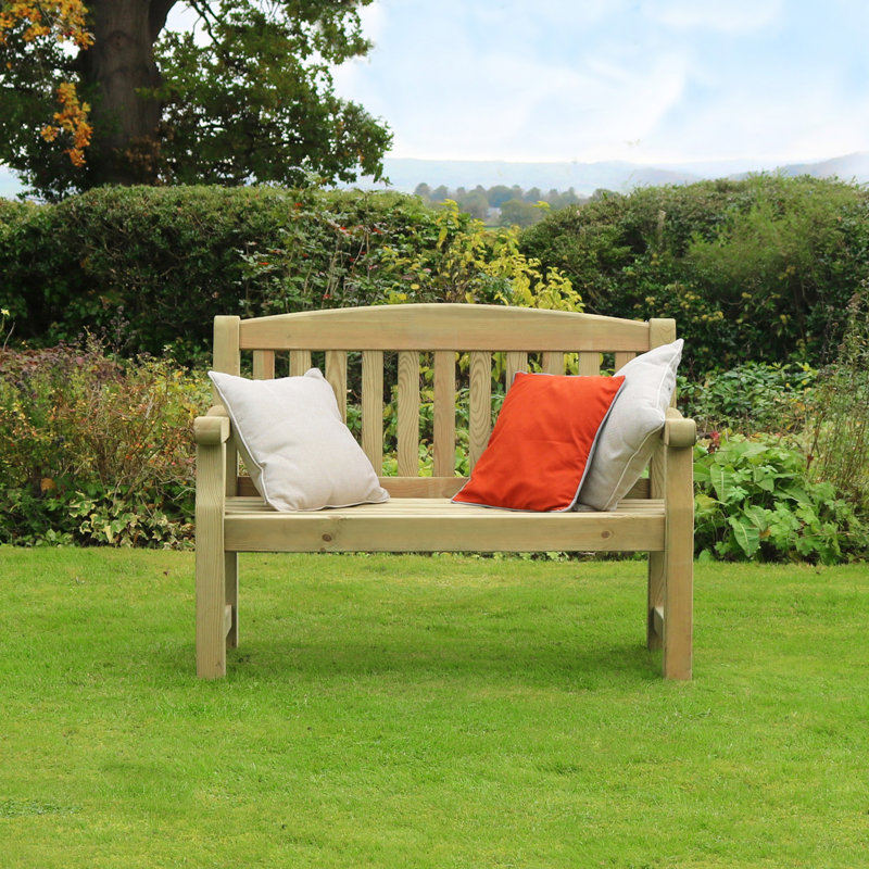 Gosnold Wooden Bench, H93.5 x W123 x D65.5cm