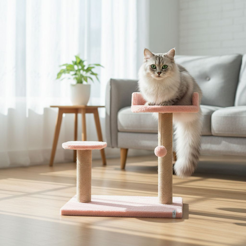 Grattoir pour chat, Rose