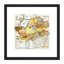 Map Antique 1888 Pelissier Imperial Frankfurt Replica - Single Picture Frame Print