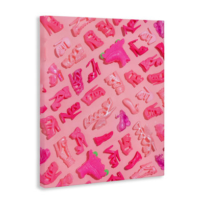 Tiny Doll Shoes Pink Canvas, design by LISH Creative