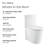 St. Tropez One-Piece Elongated Toilet Collection-789141933-789141937-769207419
