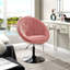 Climax Upholstered Swivel Barrel Chair-1120321472
