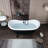 59" x 28" Clawfoot Soaking Acrylic Bathtub-51226567-61051261