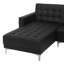 Finnegan 6 Seater Faux Leather Sofa Bed-1740081102