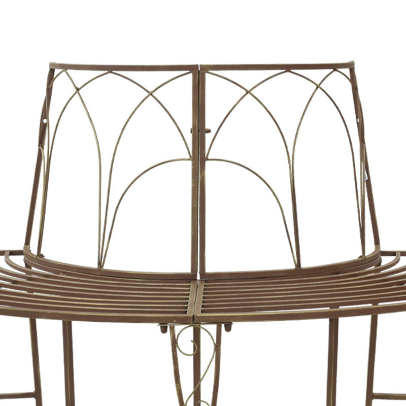 Outdoor Bench, Antique Brown