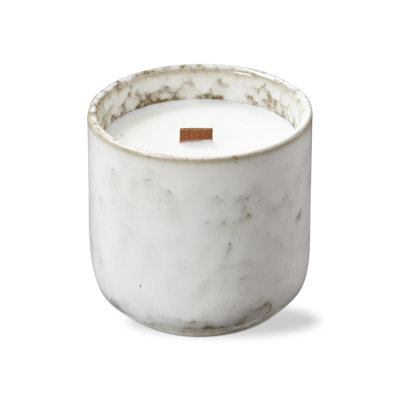  Tahoe Scented Soy Wax Candle  Ginger Ceramic Container 3.66L x 3.66W x 3.94H inches Burn Time 45 Hours.