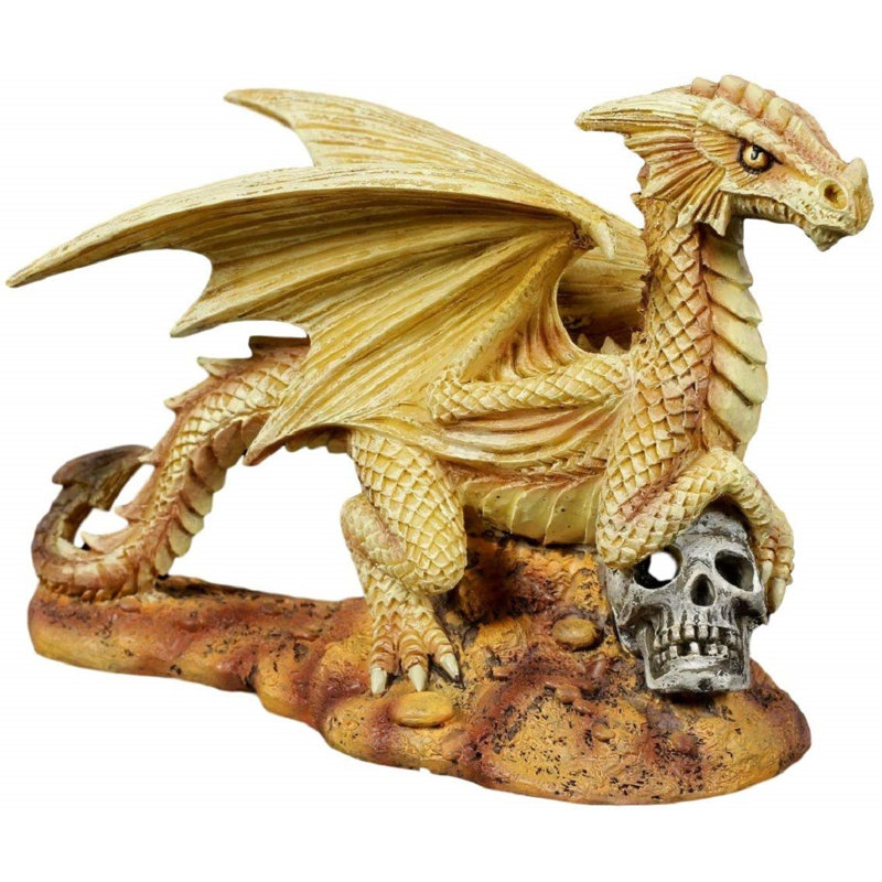 Menagerie de sable du désert, élément de sable de statue anne stokes, âge des dragons et des dungeonies décoration figurine (baby wyrmling) Pinal