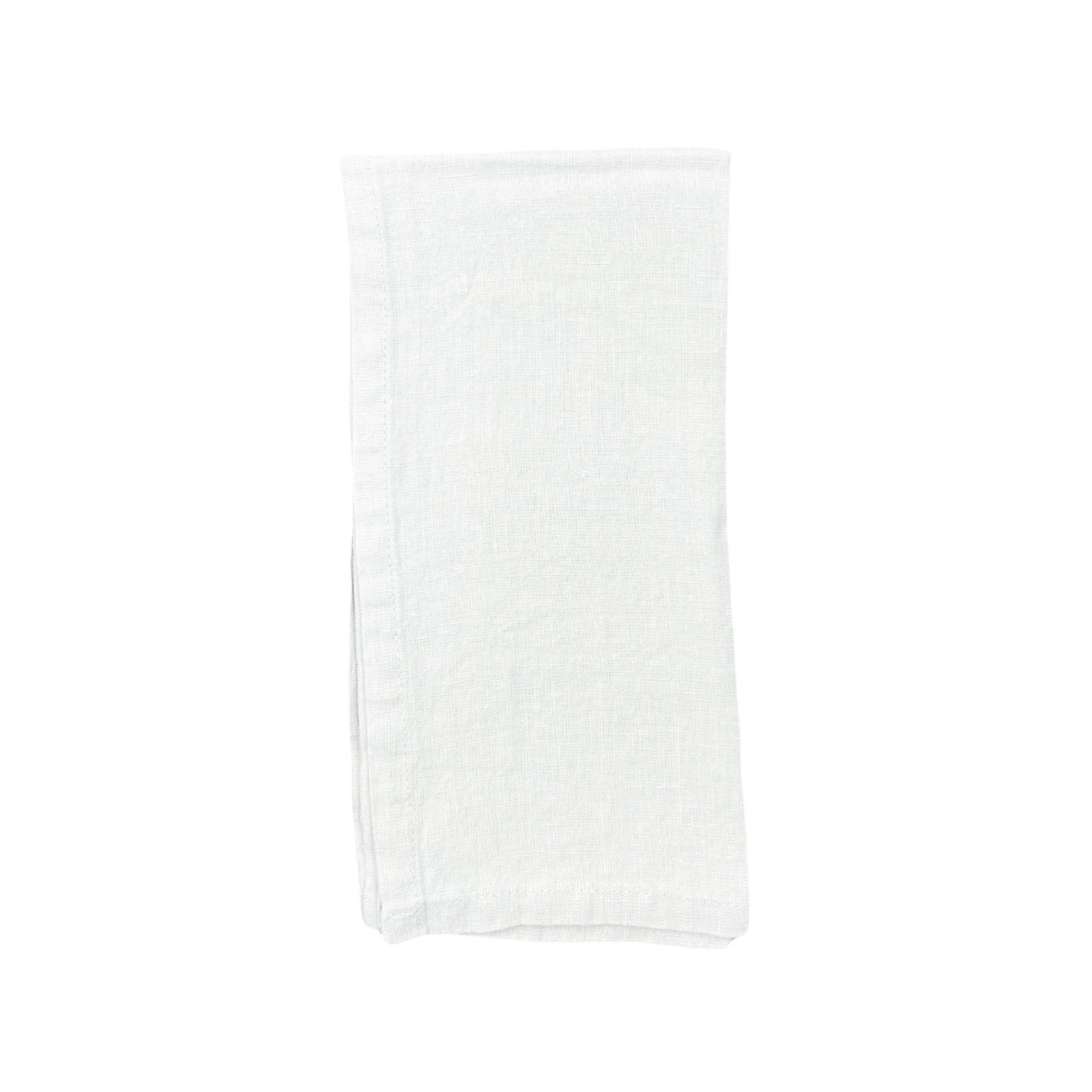  Stone Washed Linen Napkin, White
