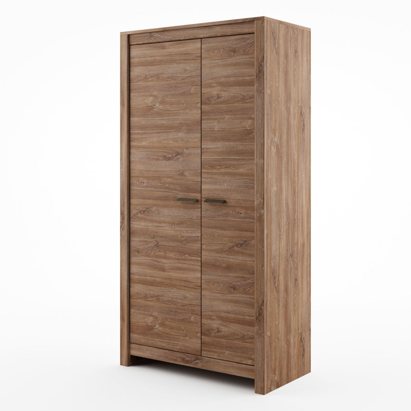 Saskia 2 Door Manufactured Wood Wardrobe