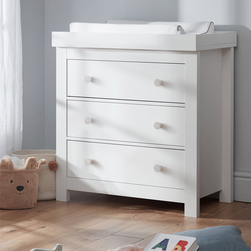 Aylesbury Kids 3 - Drawer Dresser, White