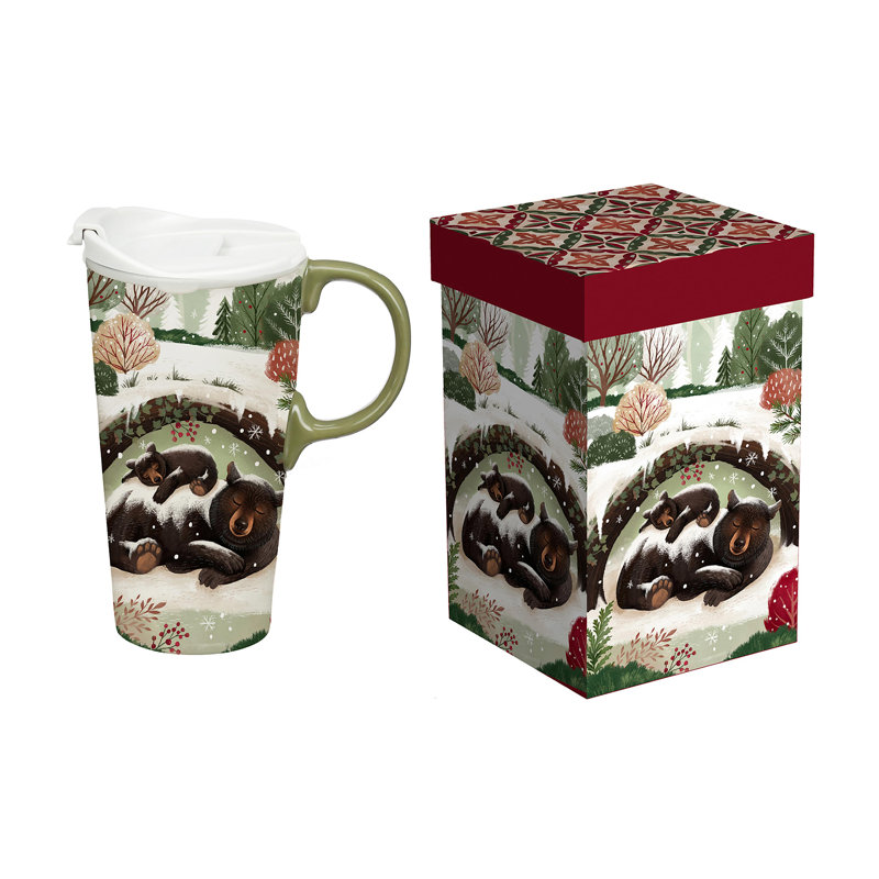 Tasse à café avec boîte-cadeau Woodland Bear