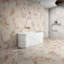 12x24 carreaux de marbre naturel poli, pierre naturelle, marbre véritable, marbre véritable, pour mur et plancher, 1 boîte de 4 pièces