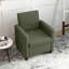 Fauteuil moderne en tissu avec coussins antidérapants-100902948