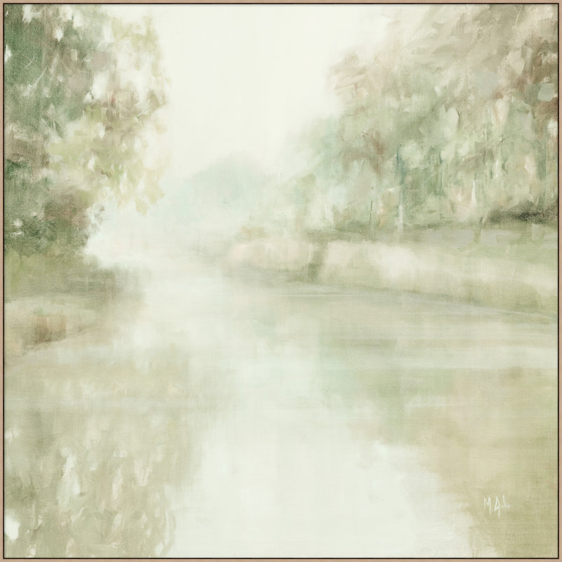 «Scenic Walk», peinture sur toile à cadre flottant