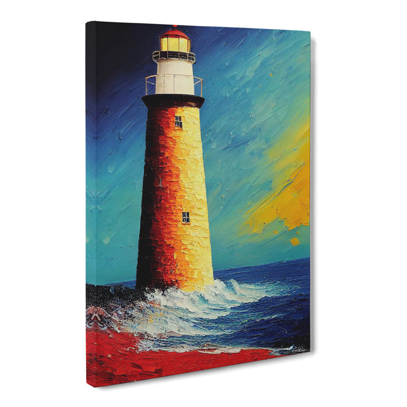 Lighthouse In Colour Vol.4 - Wrapped Canvas, 50cm H x 35cm W x 3cm D