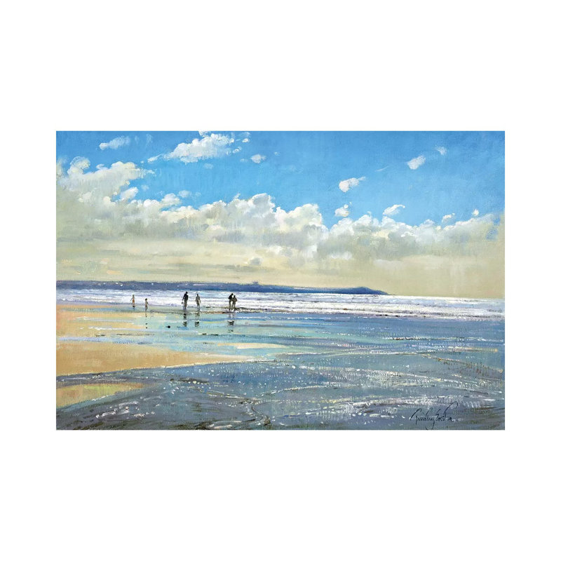 Paddling At The Edge by Timothy Easton - Wrapped Canvas Gallery-Wrapped Canvas Giclée, 30.48 cm H x 45.72 cm W