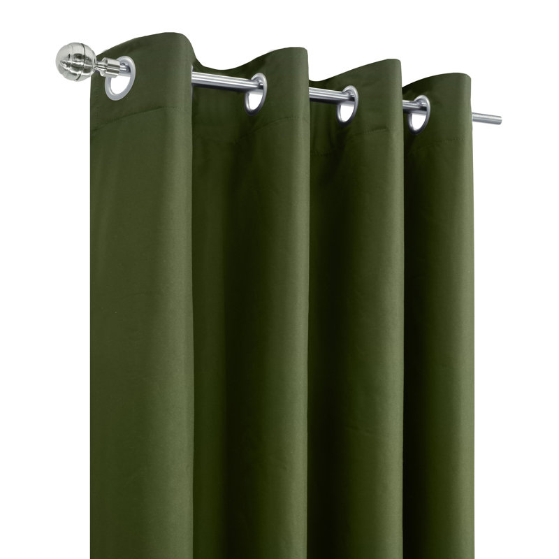 Turnervale Curtain Single Panel, 52" W x 84" L, Olive