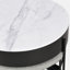 Modern Round Lift-Top Coffee Table with Storage & 3 Ottoman-37548587