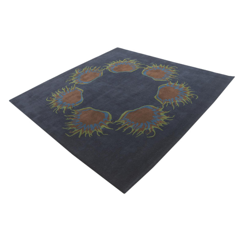Tapis bleu marine rectangulaire Orlando