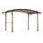 Sunjoy Outdoor Pergola 8.5 x 13 ft. Steel Arched Pergola with Tan Weather-Resistant Fabric Canopy for Patio, Backyard, Garden Activities