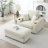 Abegale Upholstered Chair with Ottoman, Plush Chair Chaise Lounge Chair with Pillows-1154732362