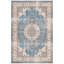 Tapis Mellite style vintage bleu ivoire or gris beige antidérapant à poils courts pour l'intérieur et l'extérieur, adapté aux animaux domestiques, idéal pour le salon, la chambre, la salle à manger, l'entrée, le couloir, le bureau, motif abstrait taupe vieilli, pour cuisine, idéal pour les zones de passage intensif, facile à nettoyer, imprimé, ultra doux, bord ourlé et lavable.-910874999