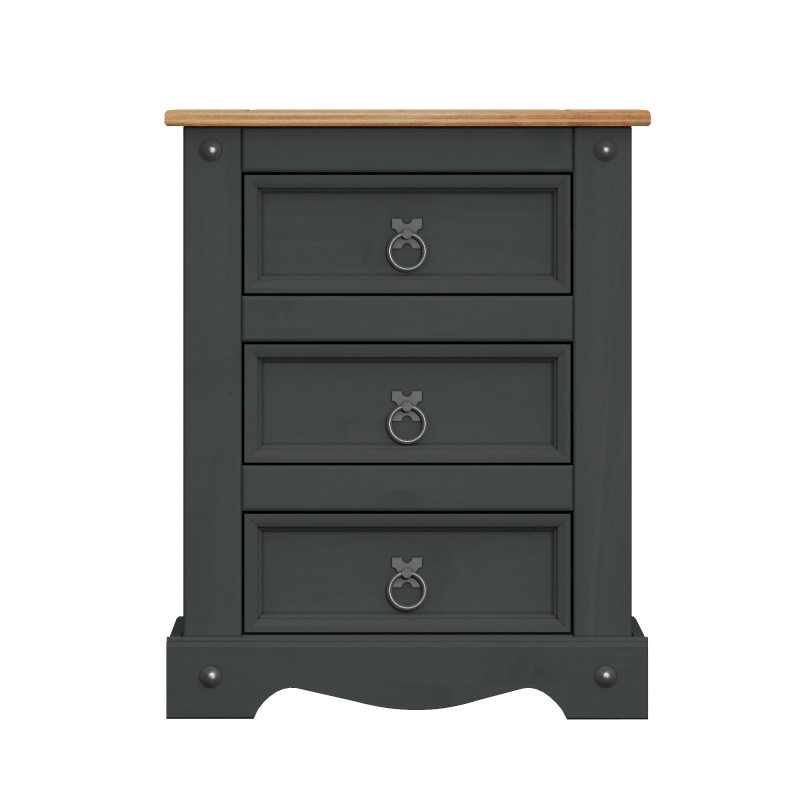 Gennep 45cm W Solid Wood Bedside Table
