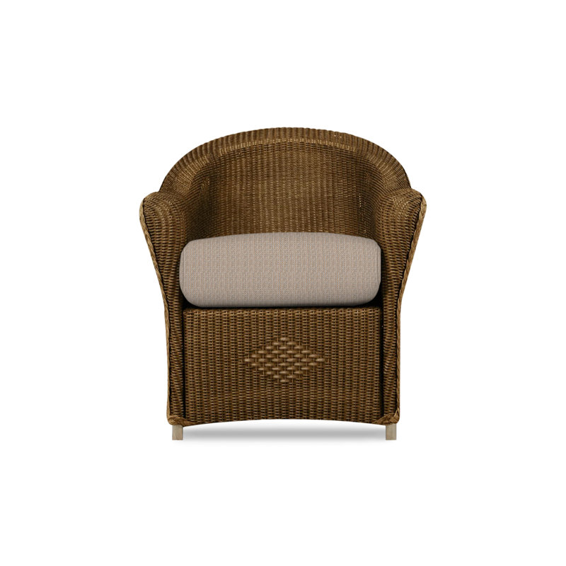 Reflections Outdoor Dining Armchair, Demo Oatmeal, Bark