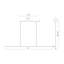 Îlot de cuisine 1 lumière Vega Minor-64112358-64112357
