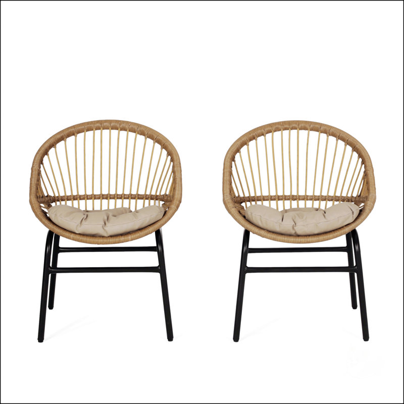 Fauteuil de salle à manger avec coussin Aarryn