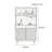 Large Capacity Multifunctional Accent Cabinet