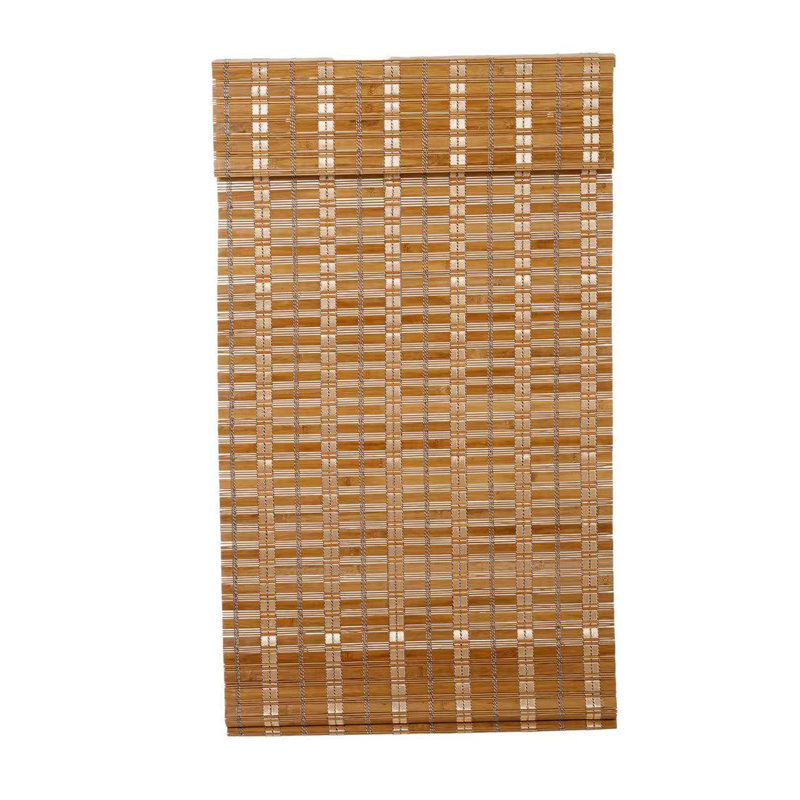 Emalie Semi Sheer Bamboo Roman Shade, 30"W x 64"L