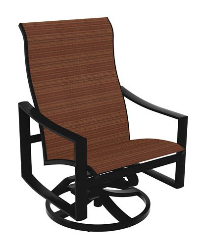 Kenzo Outdoor Dining Armchair, Mia II, Obsidian