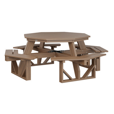 Outdoor Octagon Picnic Table