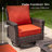 Outdoor Wicker Patio Conversation Furniture Set-106893609-107625304
