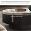 Table basse italienne ronde en marbre