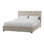Cal.King Bed, Beige